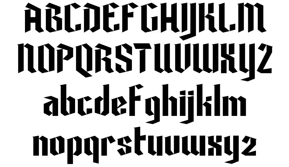 Poison Freakfont specimens