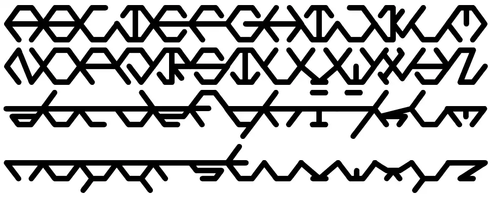 Polygon Starfont specimens