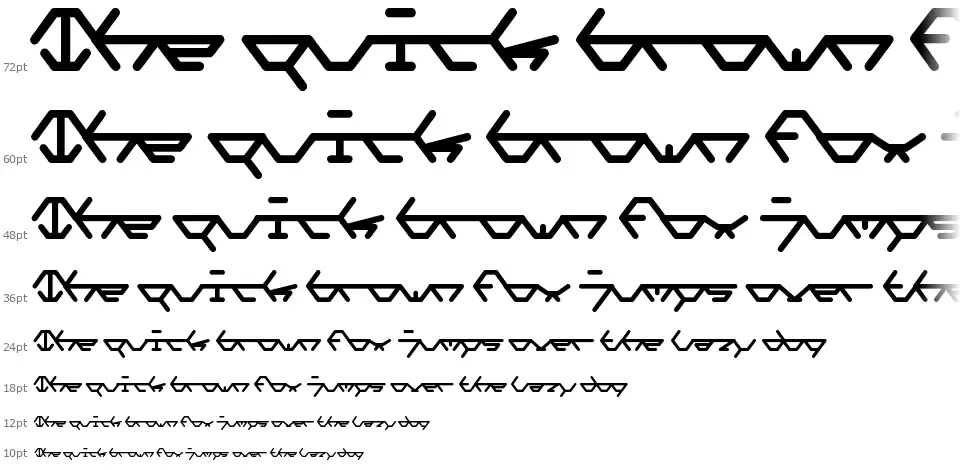 Polygon Starfont waterfall