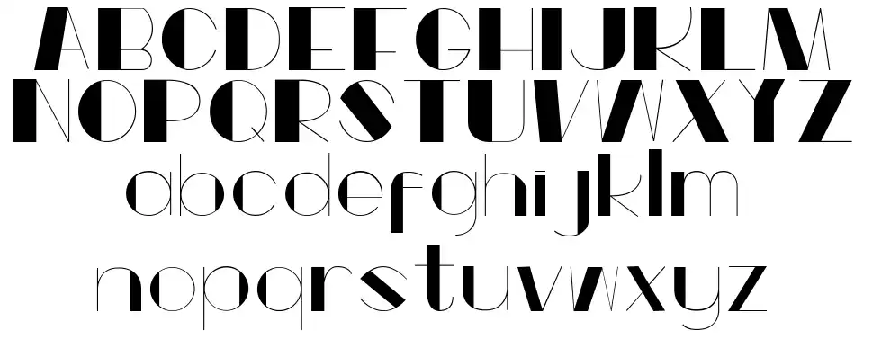 Popeye Typefont specimens