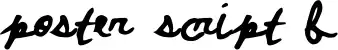 Poster Script B