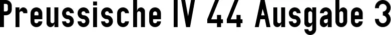 Preussische IV 44 Ausgabe 3