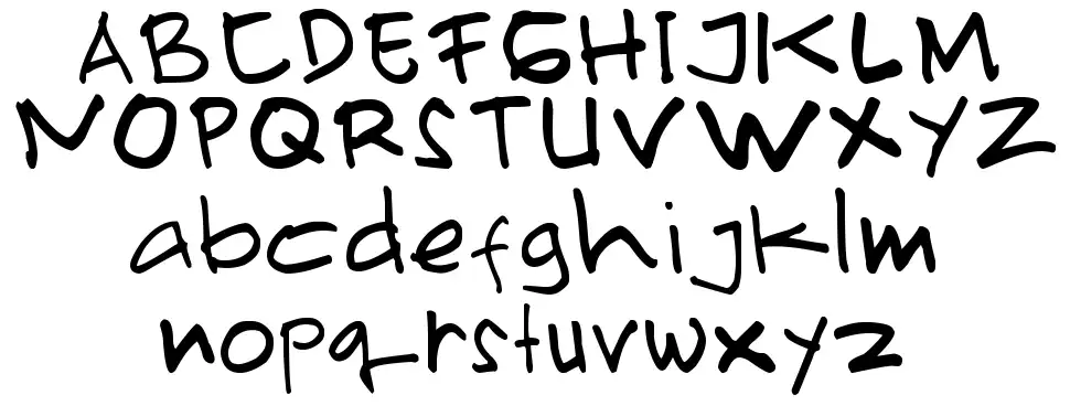 Primahandwritefont specimens