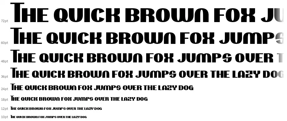 Projectionistfont waterfall