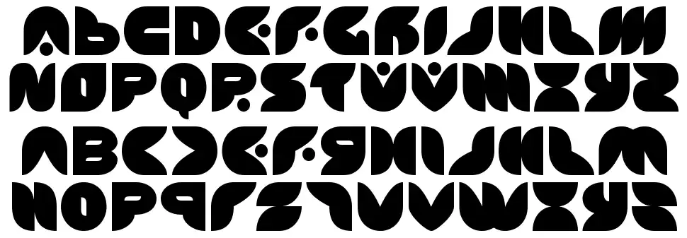 Puff Angelfont specimens