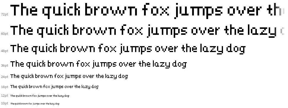 Puke Force 8font waterfall