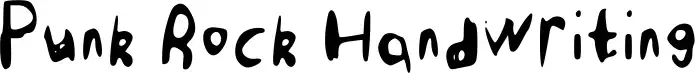 Punk Rock Handwriting