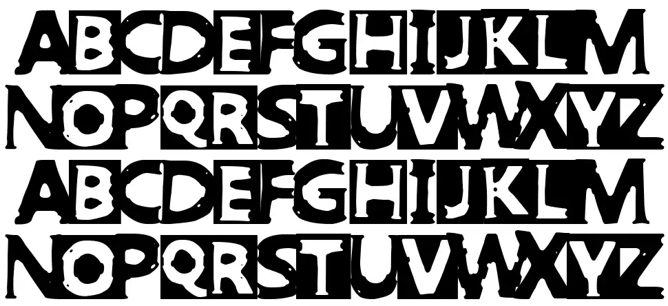 Punk Westfont specimens