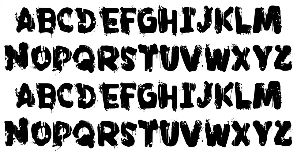 PunkLandfont specimens
