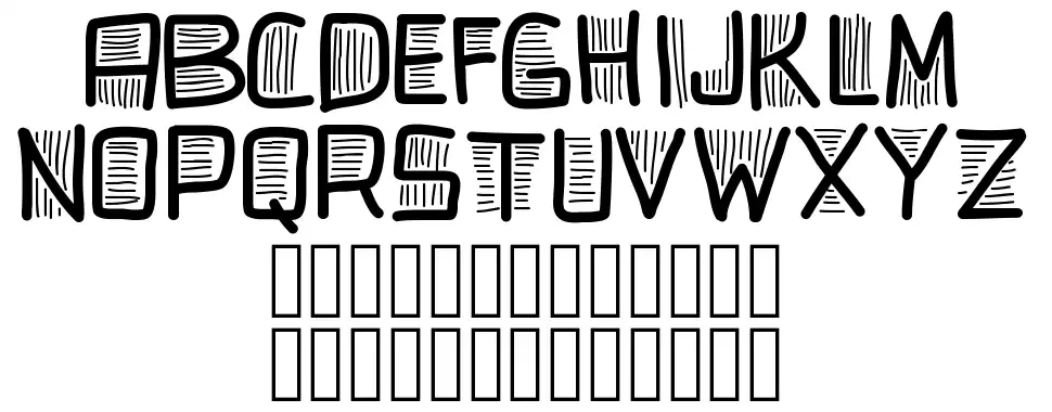 PW Beardfontfont specimens