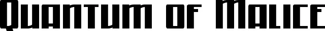 Quantum of Malice
