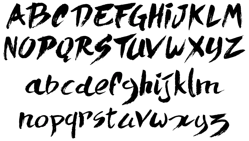 Quick Menu Boardsfont specimens