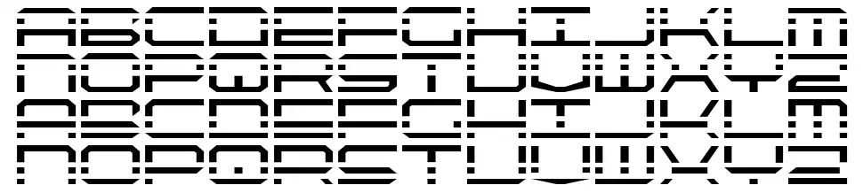 Quick Strike + Tech + Gear + Markfont specimens
