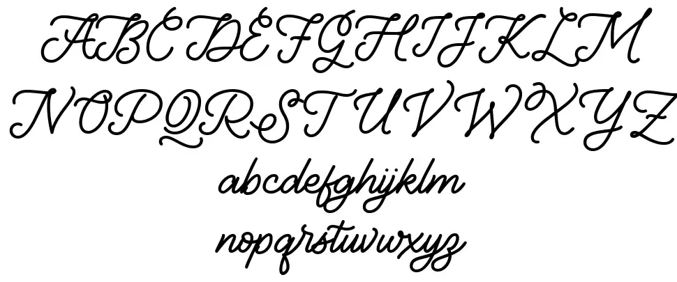 Quicksetsfont specimens