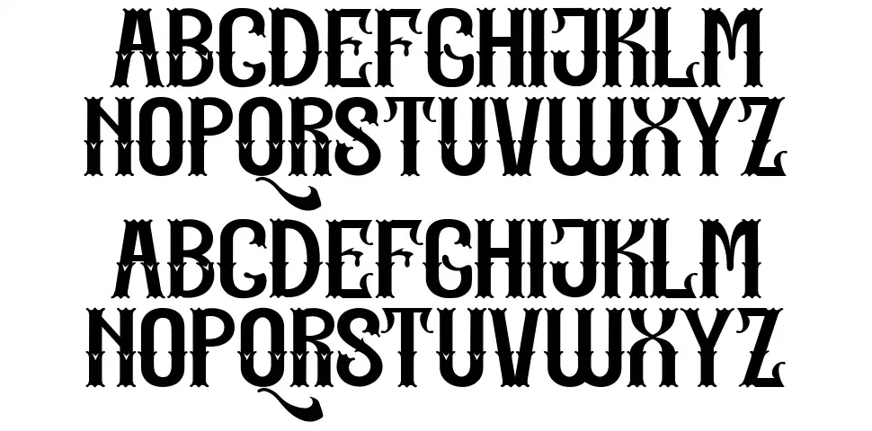 Qurbanfont specimens
