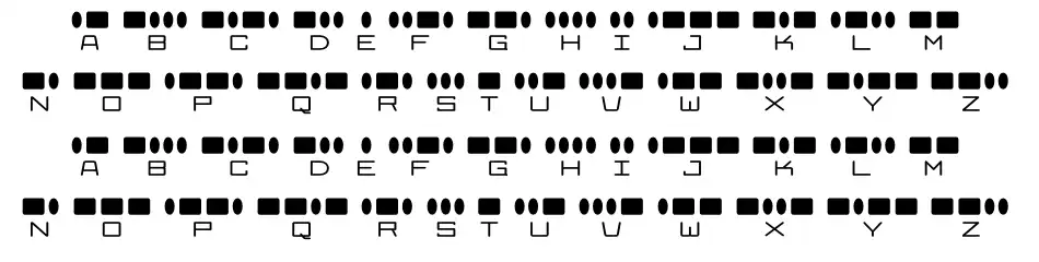 Radios in Motionfont specimens