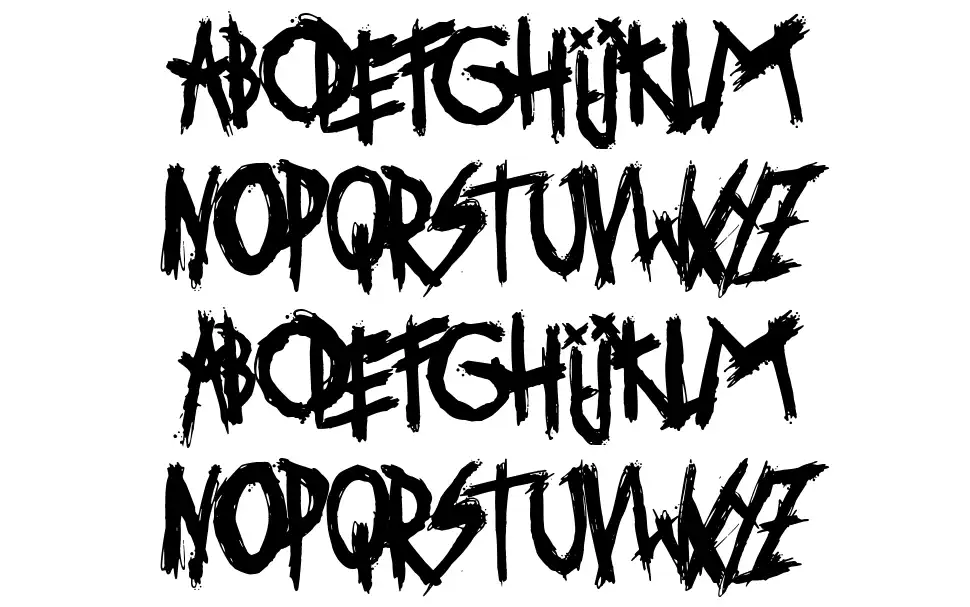 Rage Against Momfont specimens