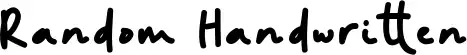 Random Handwritten