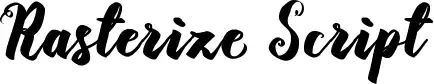 Rasterize Script