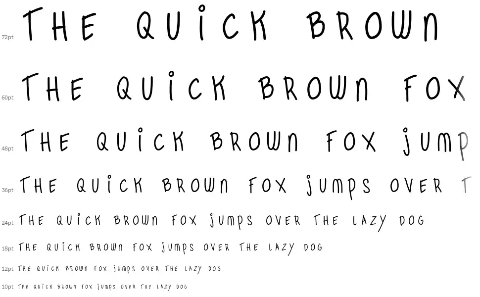 Retro Bagels!font waterfall