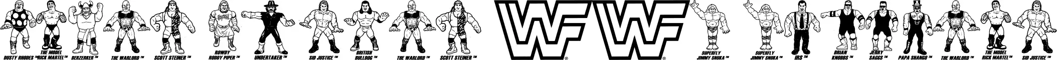 Retro Hasbro WWF Figures