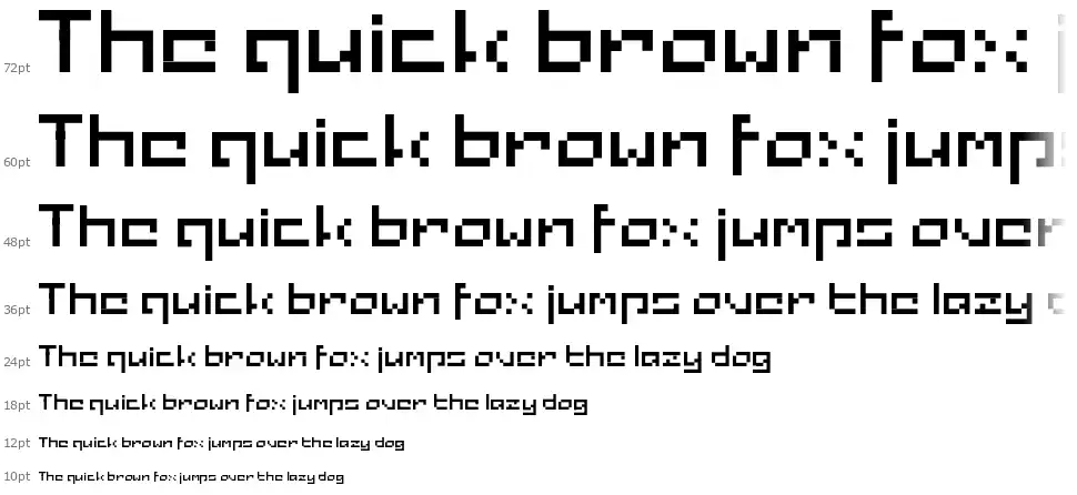 Retro Rescuedfont waterfall
