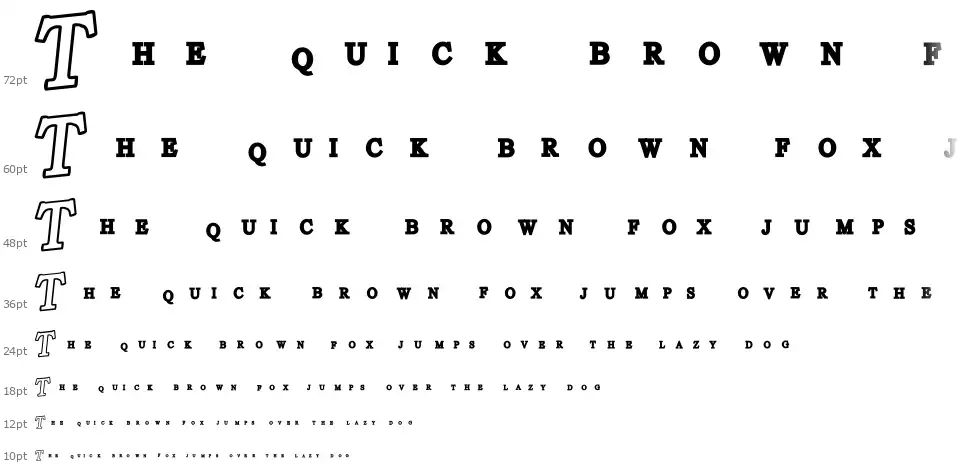 Retro Supermarketfont waterfall