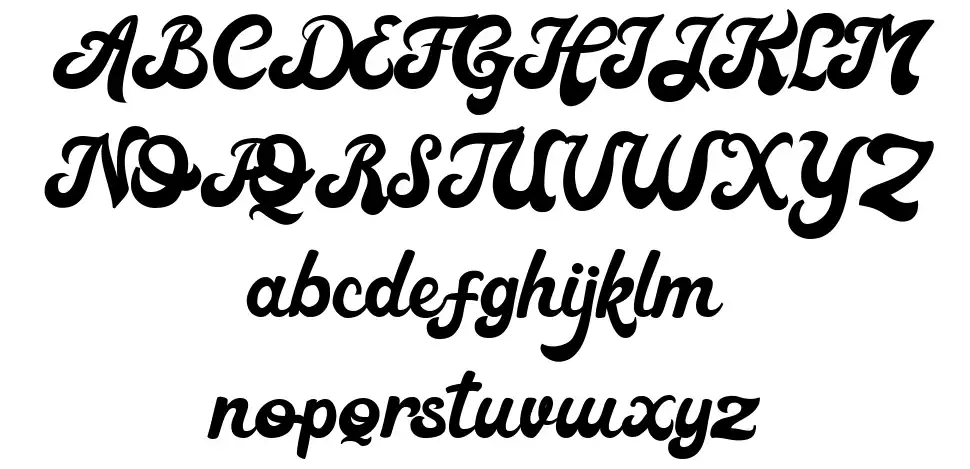 Retrovertfont specimens