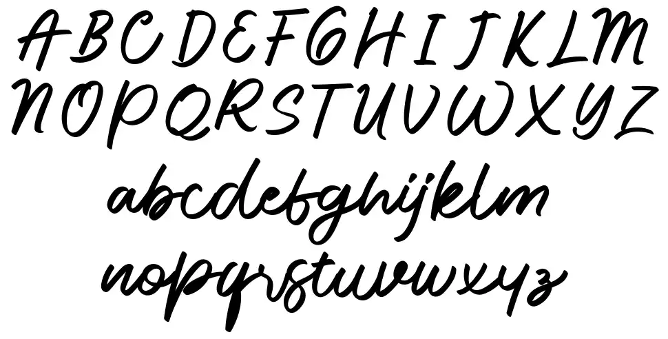 Rindyfont specimens