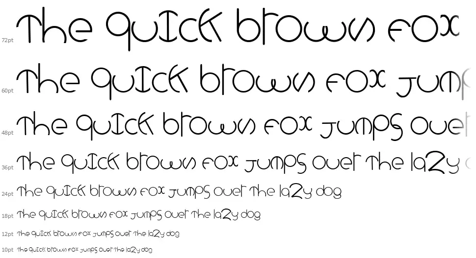 Rollingdeepfont waterfall