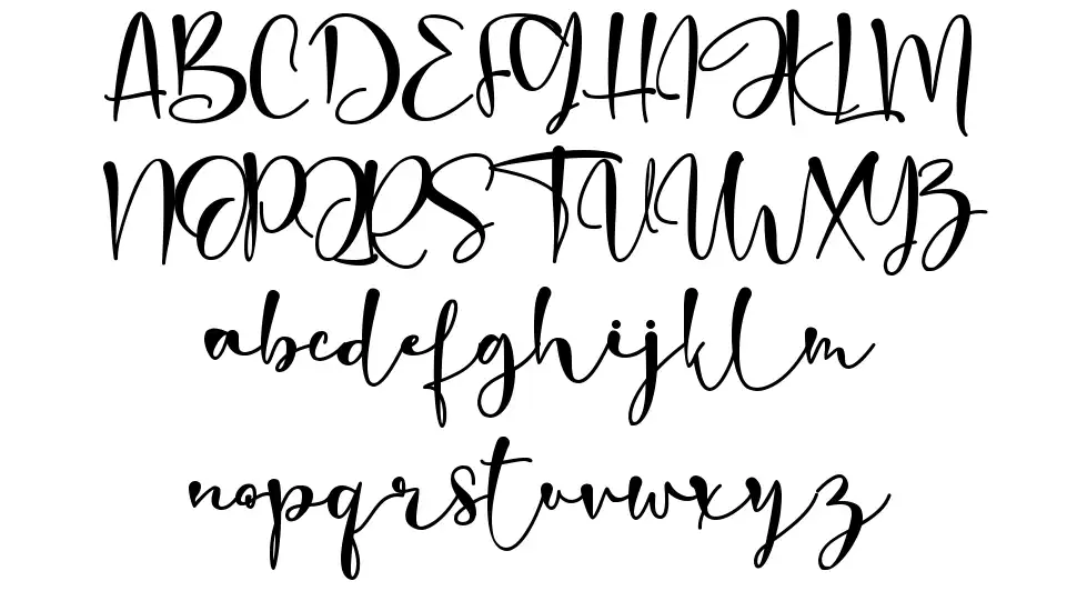 Romantic Blossomfont specimens