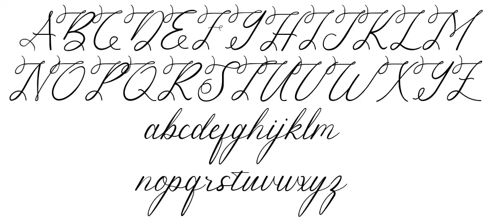 Romantic Lifefont specimens