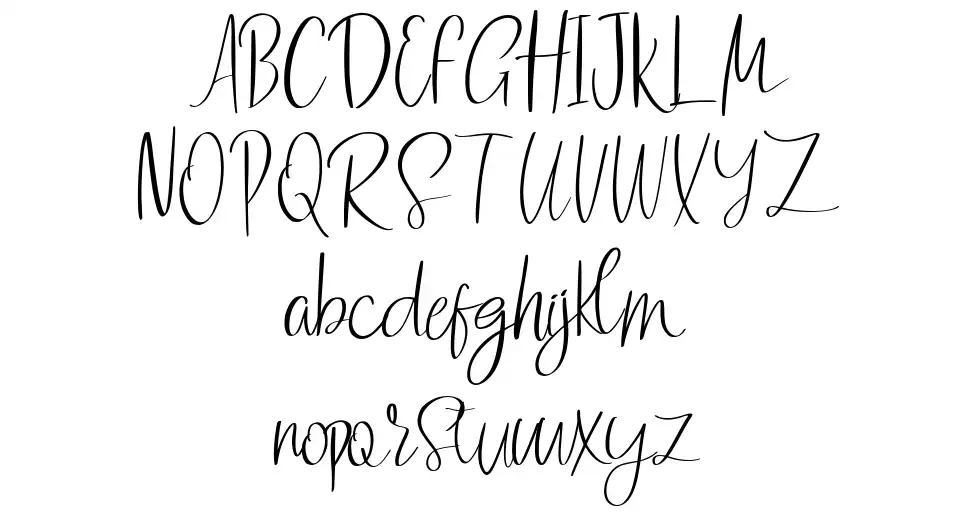 Romantic Rhythmfont specimens