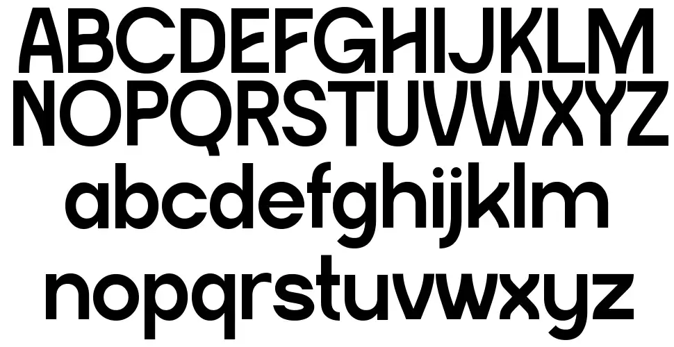 Rondova Especímenes Rondovafont specimens