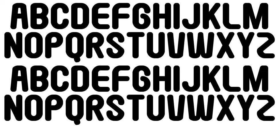 Round Popfont specimens