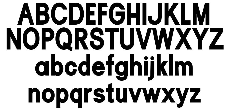 Rubricfont specimens