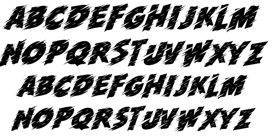 Runfont specimens