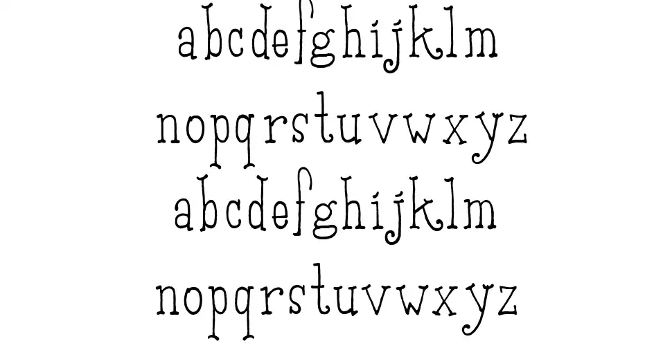 Sadi Tekin Scriptfont specimens