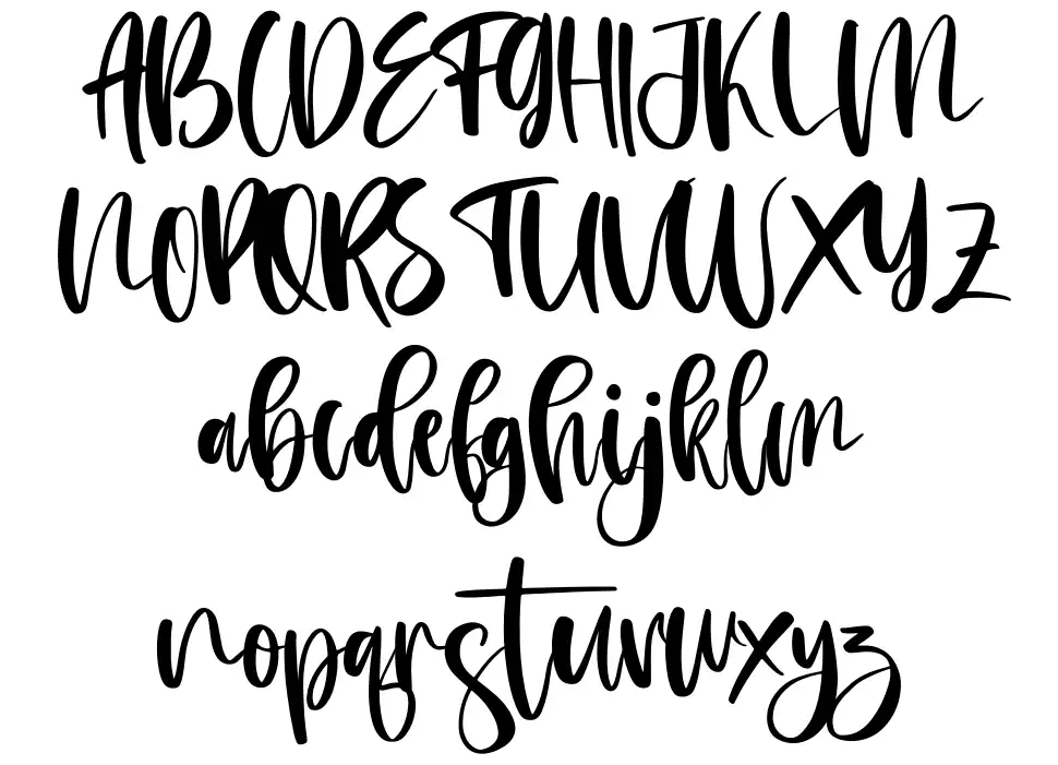 Saturday Morningfont specimens