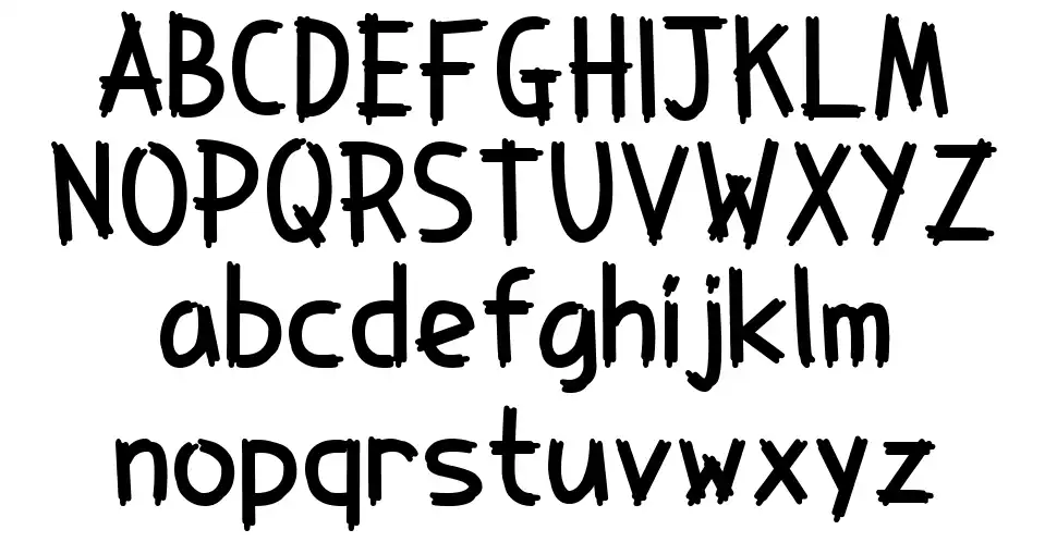 Sawyers Whitewashfont specimens