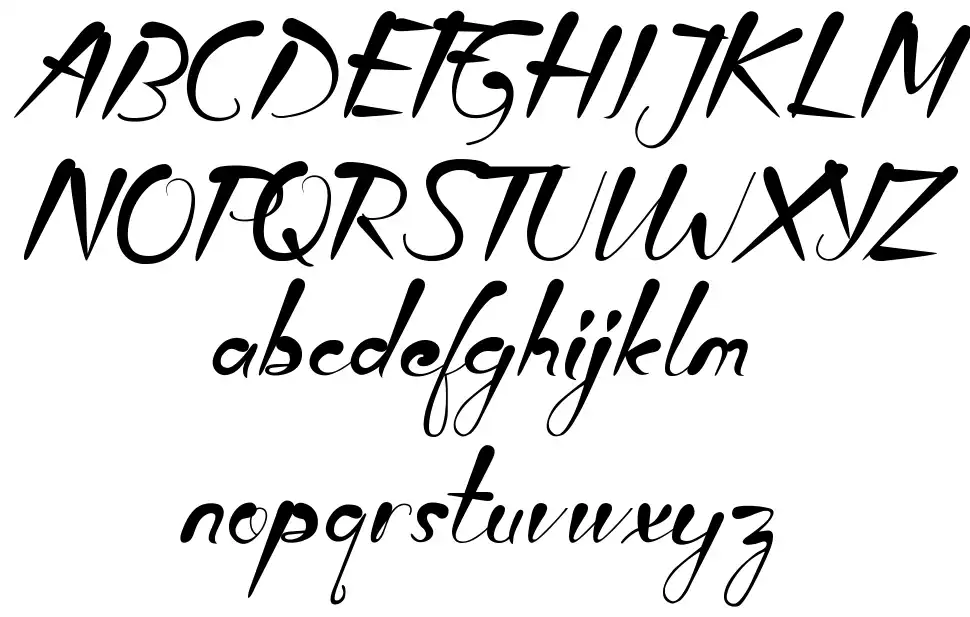 Scary Nightfont specimens