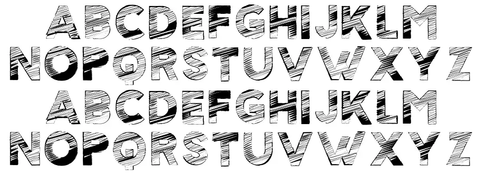 Scolarshipfont specimens