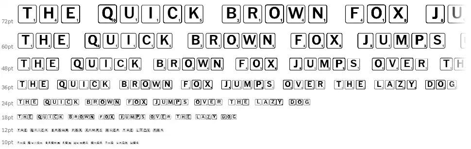Scrabblesfont waterfall