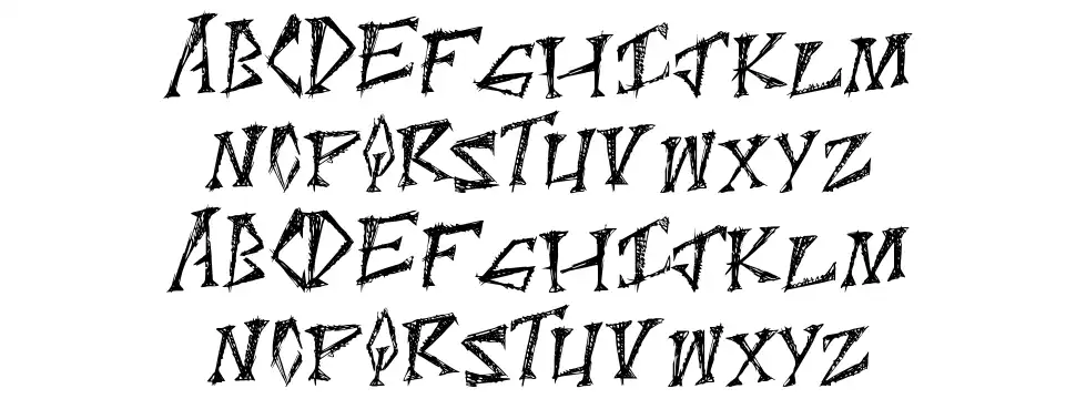 ScratchPointfont specimens