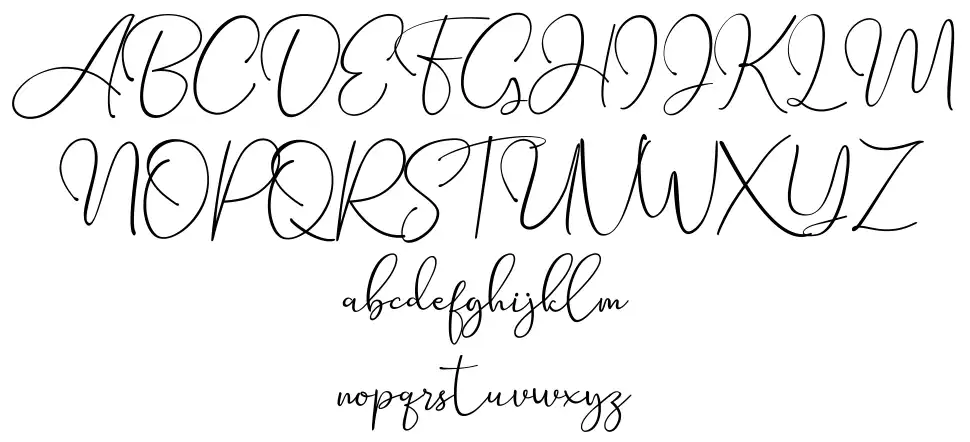 Seattle Scriptfont specimens