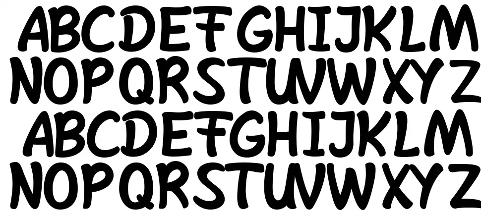 Shelta Handfont specimens
