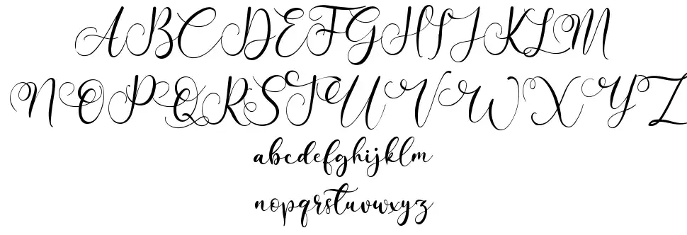 Simply Sugaryfont specimens
