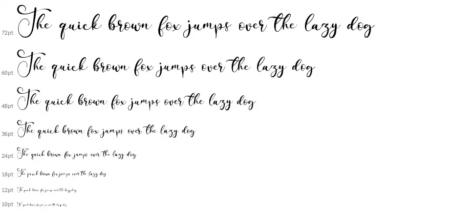 Simply Sugaryfont waterfall