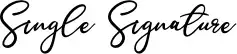 Single Signature