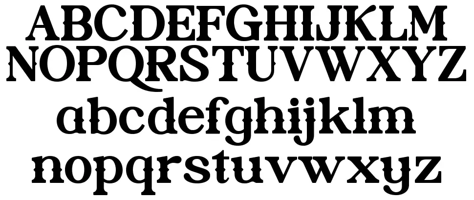 Sinkledfont specimens